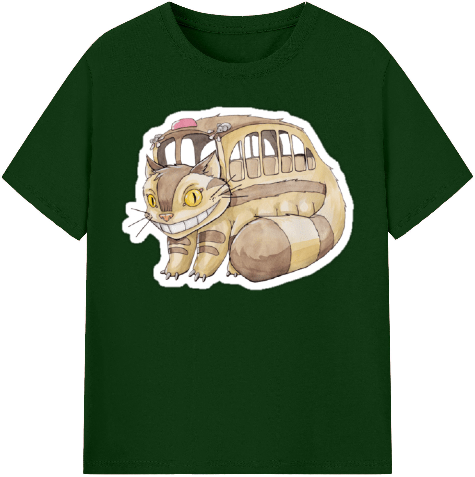 （画像用） となりのトトロ 草壁メイ 草壁サツキ My Neighbor Totoro Satsuki Kusakabe Mei Kusakabe 綿100％半袖Tシャツ（フロントプリント）